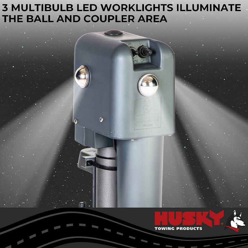 Husky Towing Brute Electric Tongue Jack, 4500 lbs. image number 8