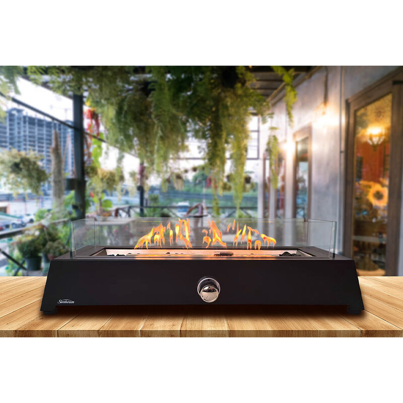 Sunbeam Outdoor Black Bolt Steel Tabletop Fire Pit image number 6
