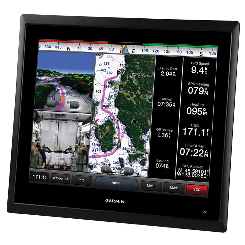 Garmin GMM 170 17" Touchscreen Marine Monitor image number 1