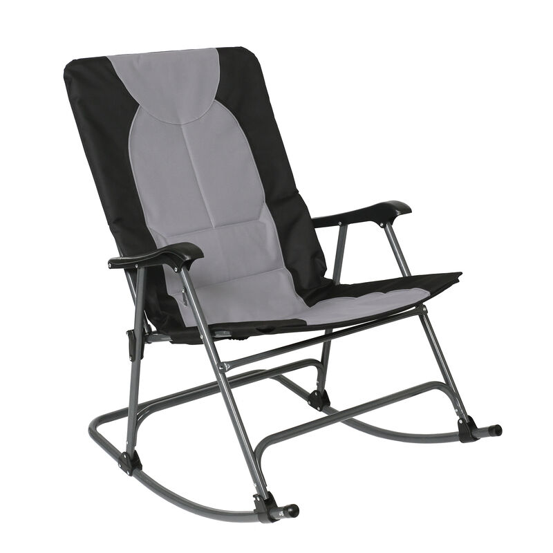 Summit Padded Folding Outdoor Rocker image number 1