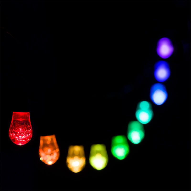 Enbrighten Acrylic Cafe String Lights, USB, 12' image number 4