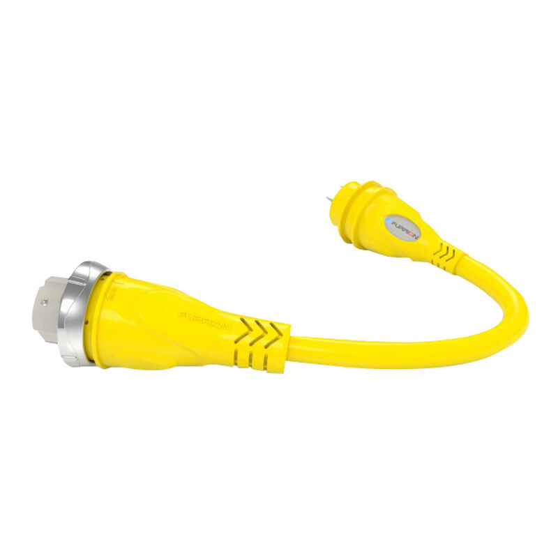 Furrion Pigtail Adapter 50A 125V Female to 30A Male image number 1