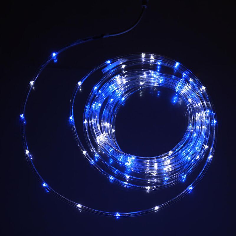 Blue & White Mini Rope Light, 16' image number 2