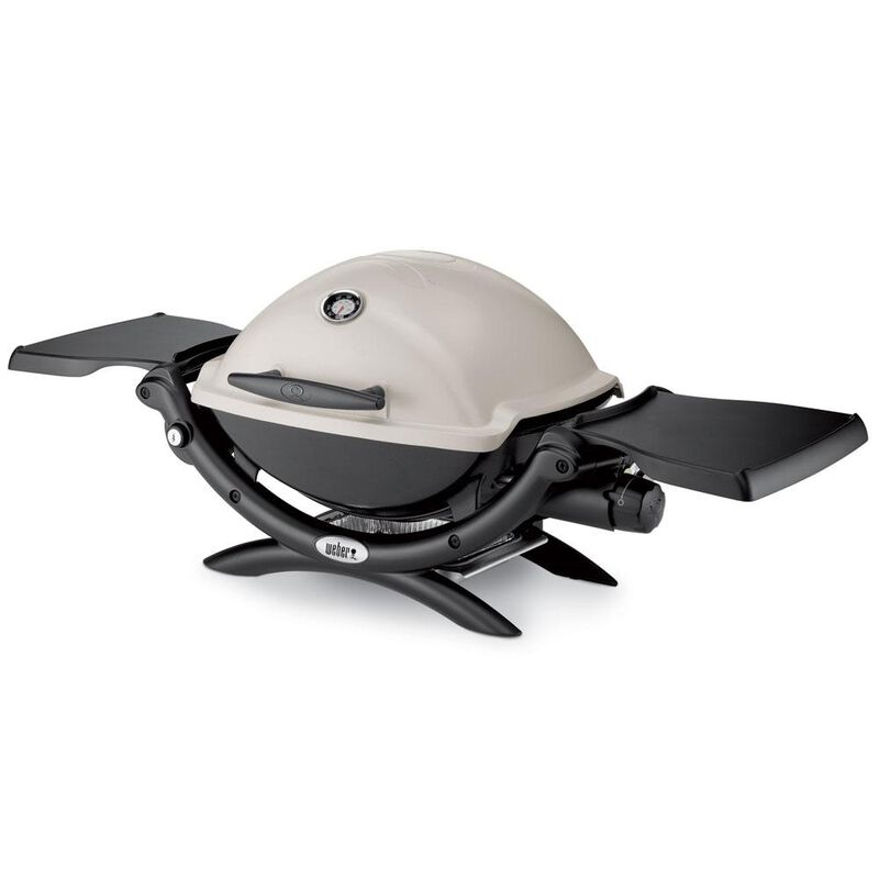 Weber Q 1200 Portable Propane Grill, Gray image number 3