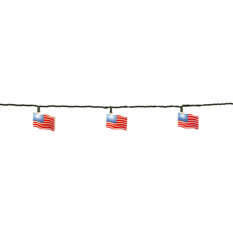 USA Flag Mini Light Set image number 7