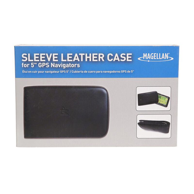 Leather Sleeve Case for GPS - 5&quot; image number 2