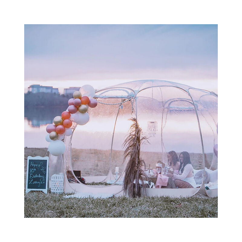 Alvantor Clear Pop-Up Bubble Tent, 15' x 15' image number 8