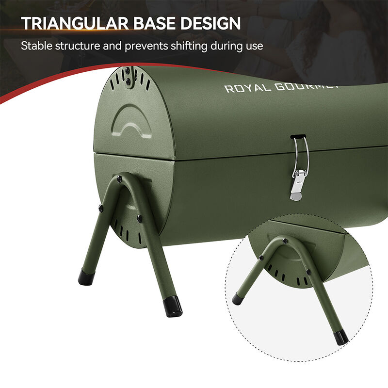 Royal Gourmet CC1015L Portable Charcoal Grill w/ 4 Air Vents image number 5