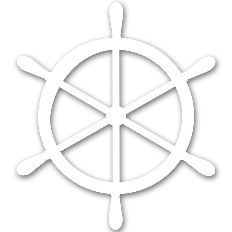 Ship's Wheel Vinyl Decal image number 7