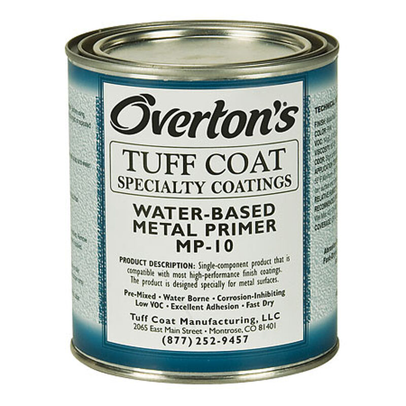 Overton's Tuff Coat Water-Based Metal Primer MP-10 For Aluminum And Steel, qt. image number 1