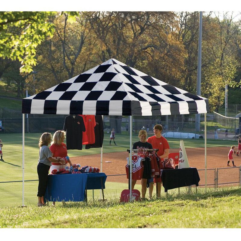 10X10 Pro Series Pop-Up Canopy - Checkered Flag image number 2