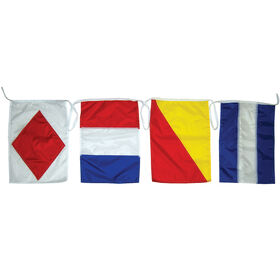 Decorative String of International Code Signals, 12" x 18"