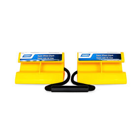 Camco RV Double Super Wheel Chock With Rope