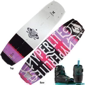 Hyperlite Maiden Wakeboard With Blur OT Bindings