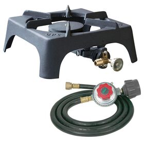 Sportsman Series Single Burner Cast Iron Stove with Regulator Hose