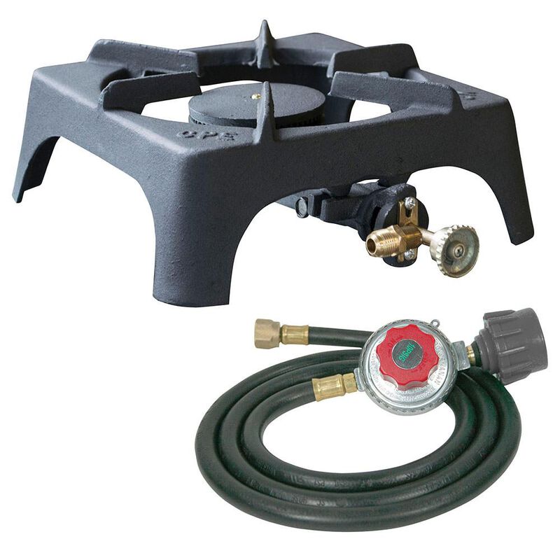 Sportsman Series Single Burner Cast Iron Stove with Regulator Hose image number 1