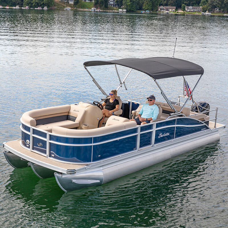SureShade Power Automatic Bimini Top For Pontoon And Deck Boats w/Anodized Aluminum Frame image number 8