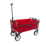 Seina Compact Folding Outdoor Utility Cart, Red