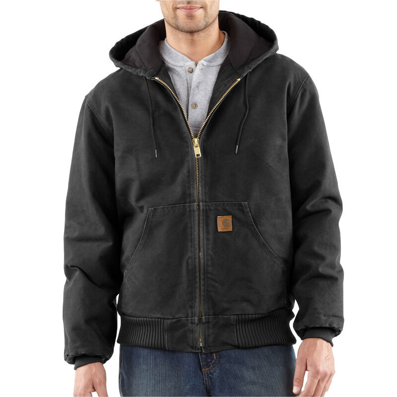 Carhartt Men's Quilted Flannel-Lined Sandstone Active Jacket image number 3