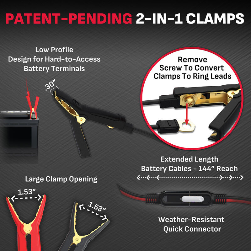 Schumacher SC1677 1A 6/12V Battery Charger and Maintainer image number 4