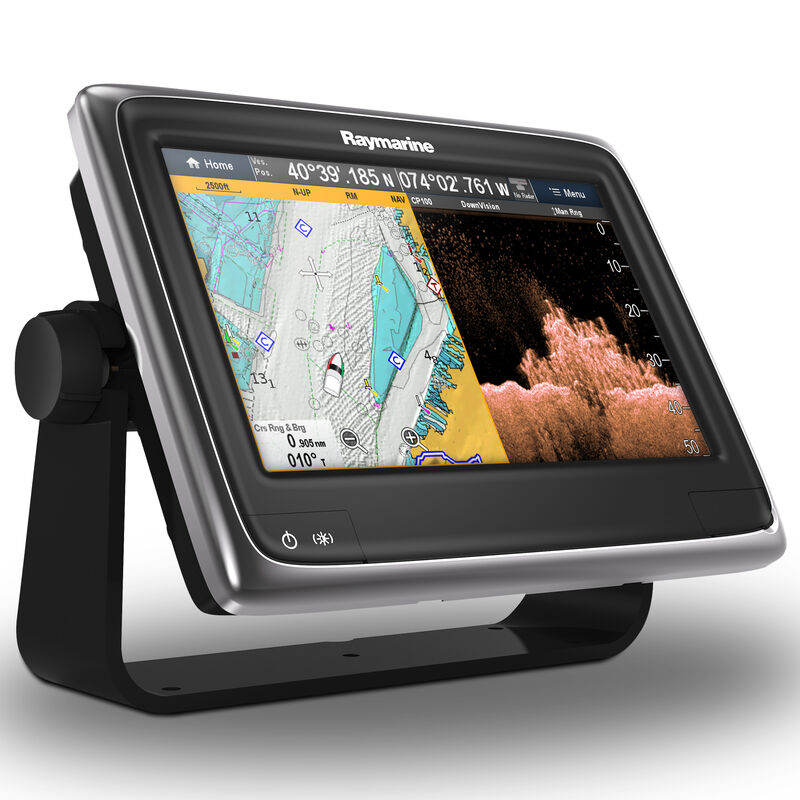 Raymarine a98 9" MFD Combo With US C-MAP Charts And CHIRP/DownVision Sonar image number 3