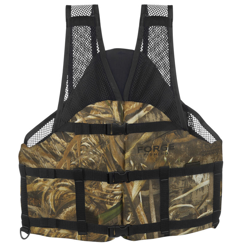 Forge Fishing V-Flow Air Mesh Vest, Max-5 Camo image number 1