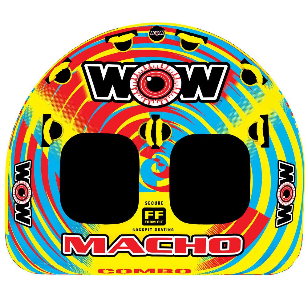 WOW Watersports Macho 1-3 Person Towable Water Tube