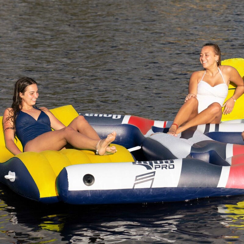 Aqua Pro 11' x 8' Inflatable Raft w/ Detachable Docking Lounge image number 4