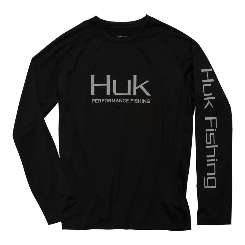 HUK Men’s Pursuit Vented Long-Sleeve Tee image number 3