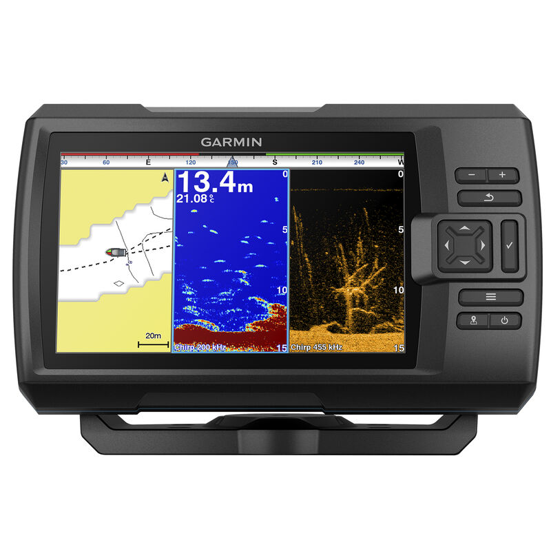 Garmin Striker Plus 7cv GPS Fishfinder with Quickdraw Contours Mapping Software image number 1