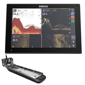 Simrad NSX 3012 12" Combo Chartplotter Fishfinder w/Active Imaging 3-in-1 Transducer