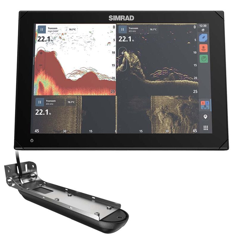Simrad NSX 3012 12" Combo Chartplotter Fishfinder w/Active Imaging 3-in-1 Transducer image number 1
