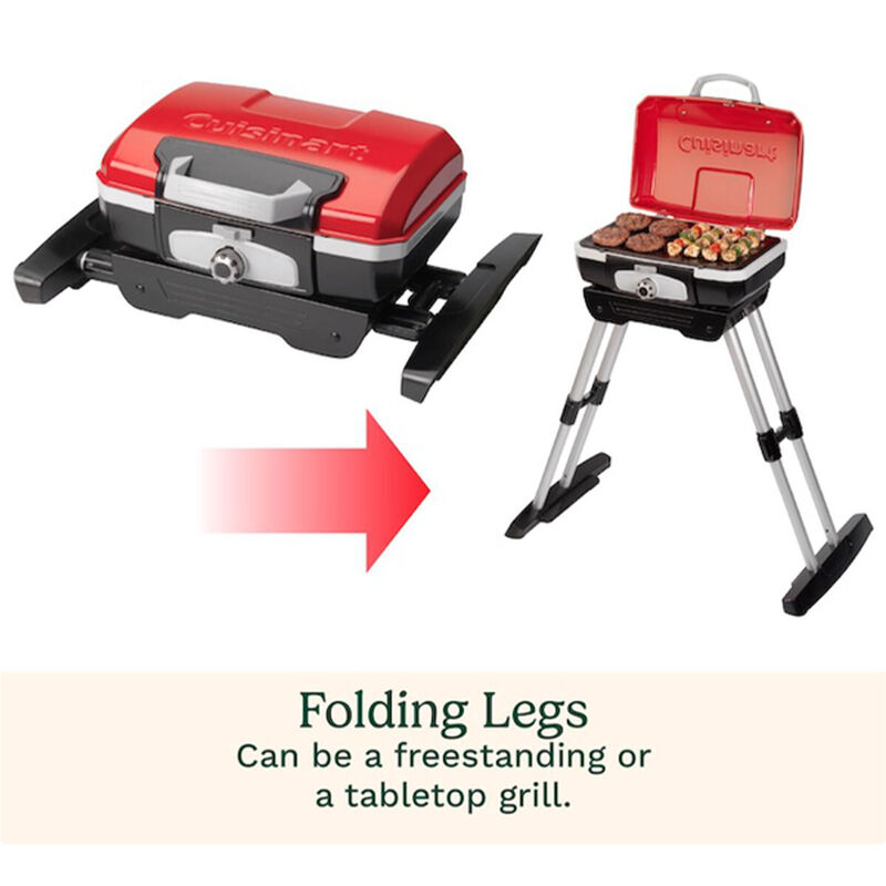 Cuisinart Petit Gourmet Gas Grill with VersaStand image number 5