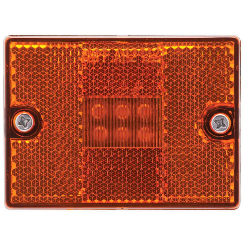 LED Amber Square Stud-Mount Clearance/Marker Light image number 1