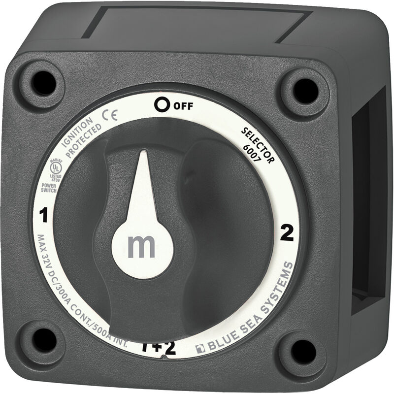 Blue Sea Systems m-Series Mini Selector Battery Switch image number 1