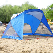 MF Studio 3-4 Person Beach Canopy and Portable Shade, Blue