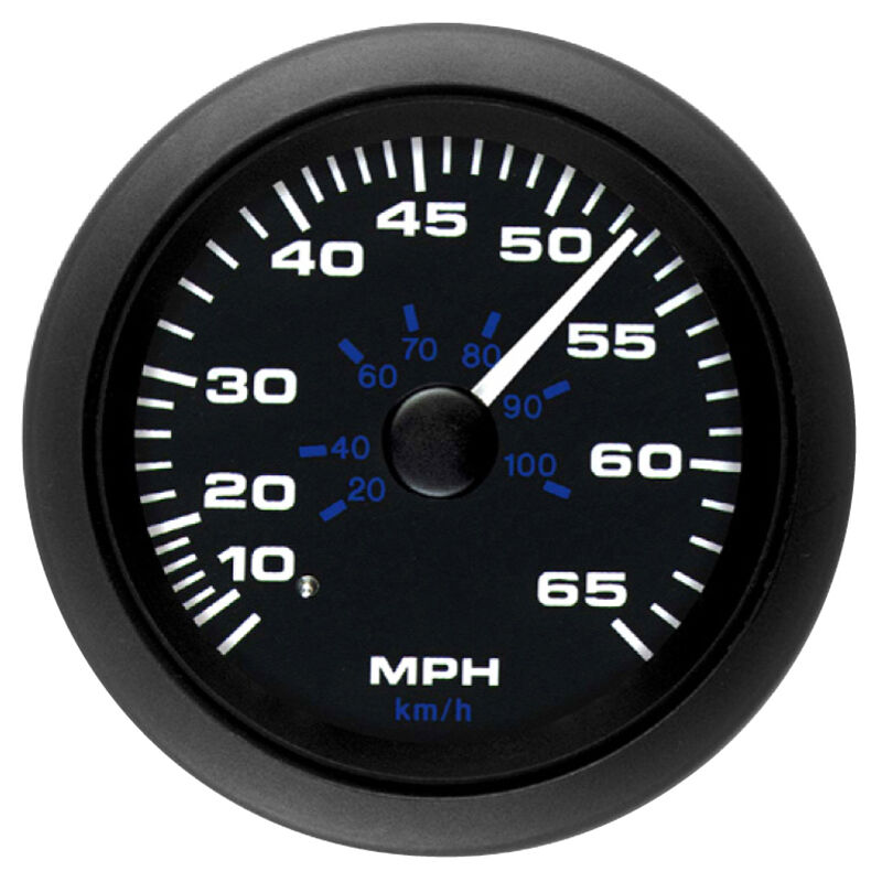 Sierra Black Premier Pro 3" Speedometer, 65 MPH image number 1