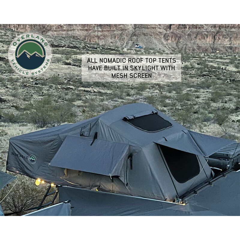 Overland Vehicle Systems Nomadic 2 Extended Rooftop Tent with Annex image number 18