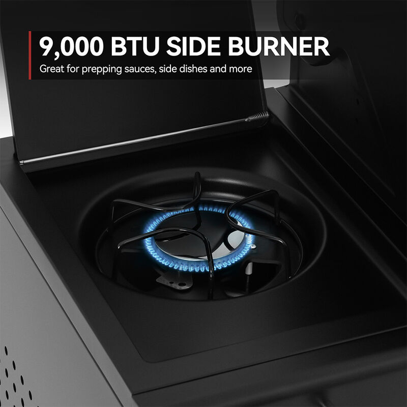 Royal Gourmet OK4002T 4 Burner Gas Grill with Side Burner and Storage Shelves image number 12
