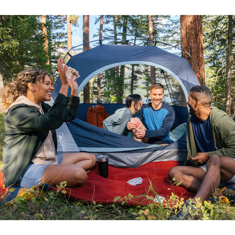 Coleman Skydome 4-Person Camping Tent with LED Lighting image number 9