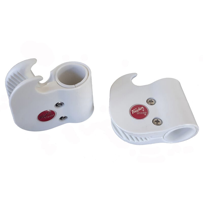 Vertical Rail Fender Hanger White fits 7/8" to 1" rails