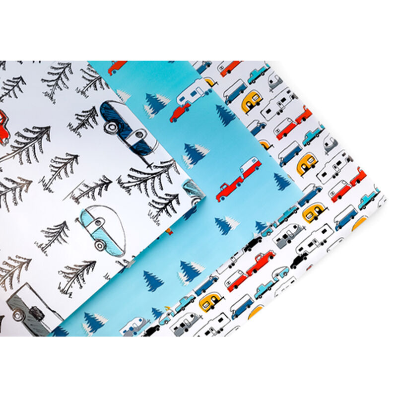 Camco Life is Better at the Campsite Wrapping Paper - 3 Rolls image number 2