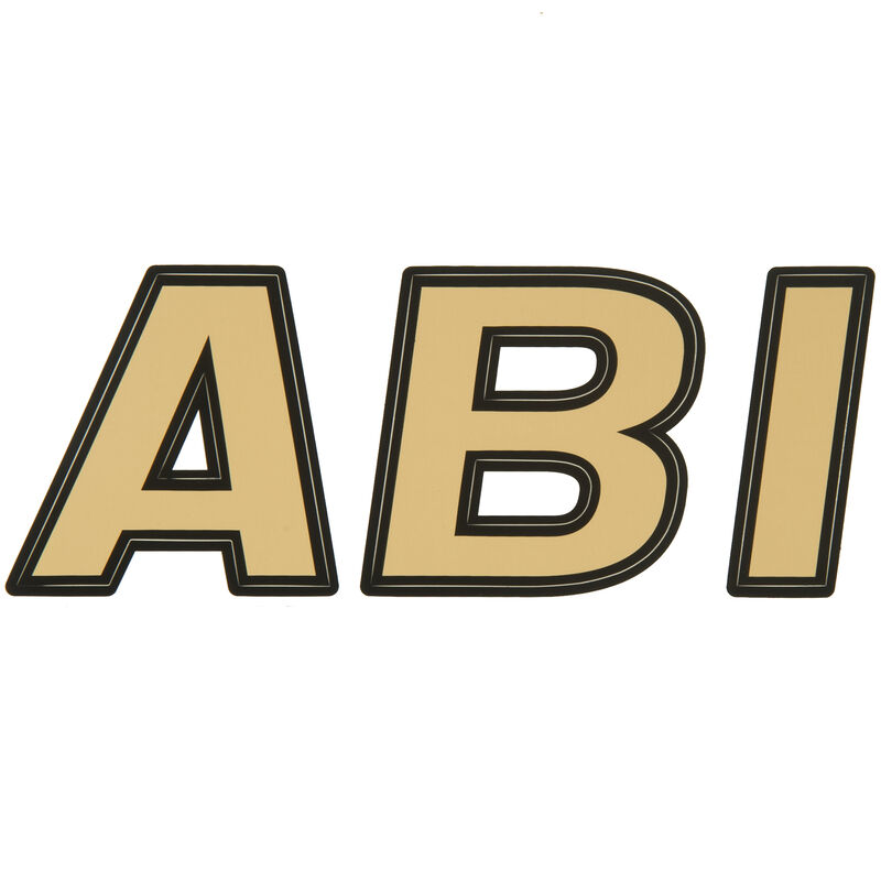 Hardline 700 Series 3" Letter/Number Kit, Solid w/Black Outline image number 6