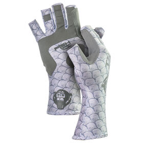 Fish Monkey Half-Finger Guide Glove, Tarpon