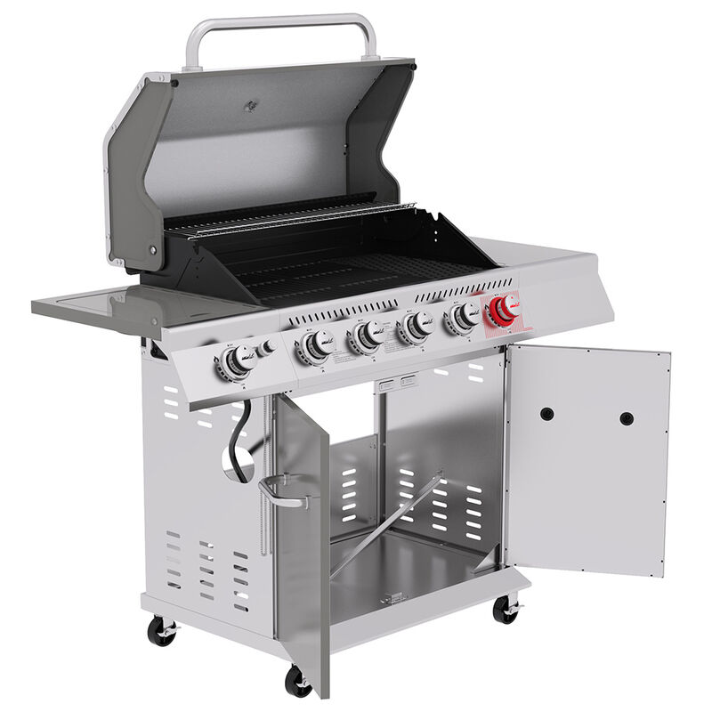 Royal Gourmet 5-Burner Propane Gas Grill with Side Burner and Sear Burner image number 14