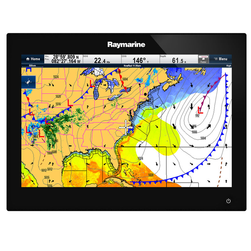 Raymarine gS165 15.4" Glass Bridge MFD With Inverted Display image number 8