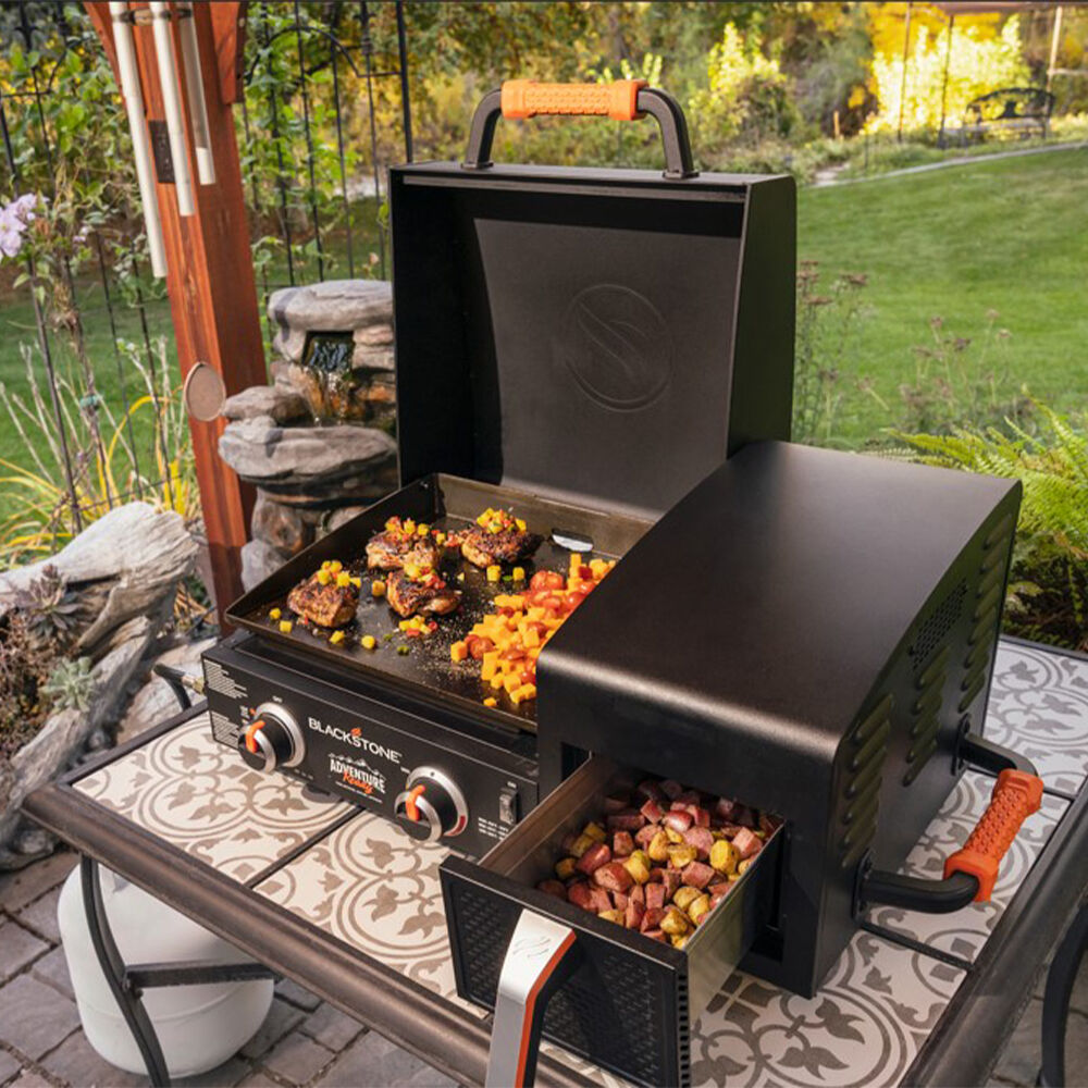 Side Burner Blackstone 22 Griddle With Hood And Stand 22