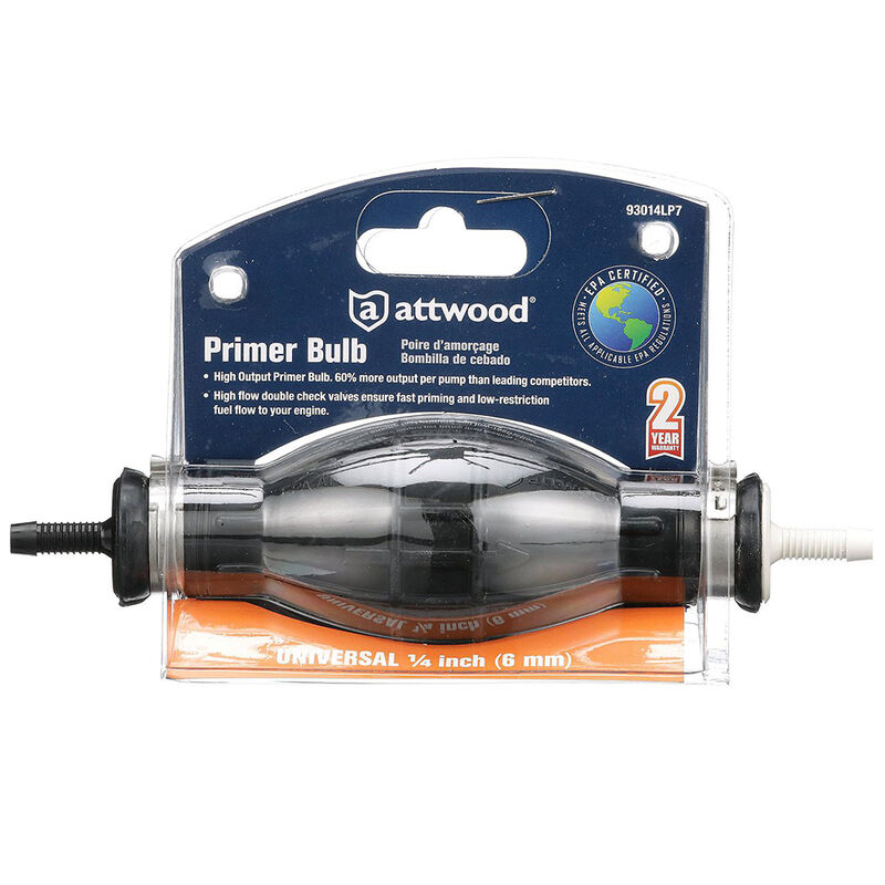 Attwood Primer Bulb, 1/4" ID Hose image number 1