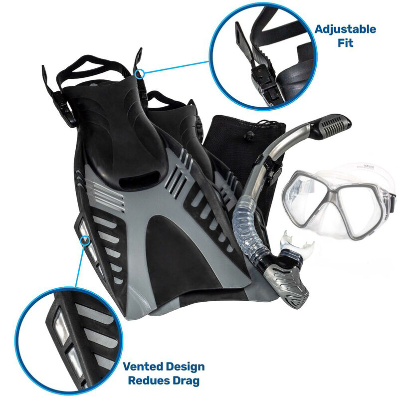 Aqua Leisure Dyna 5-Piece Snorkeling Set image number 3