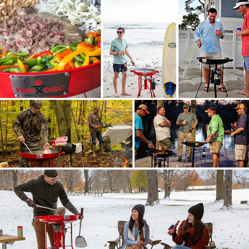 FIREDISC Universal Portable Cooker Cover in Fireman Red image number 8